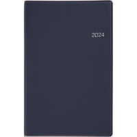 #高橋書店（国内販売のみ） 手帳 2024年 ウィークリー ビジネス手帳 小型版 2 紺 No.142 （2023年 12月始まり）