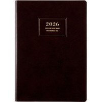 #高橋書店（日本国内のみ） 手帳 2026年 A5 ウィークリー ビジネス卓上日誌 茶 No.54 （2025年 12月始まり）