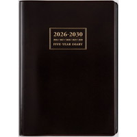 #高橋書店（日本国内のみ） 手帳 2026年 A5 5年卓上日誌 茶 No.61 （2026年 1月始まり）