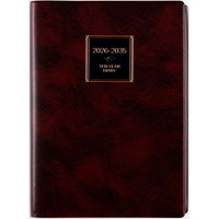 #高橋書店（日本国内のみ） 手帳 2026年 A5 10年卓上日誌 茶 No.68 （2026年 1月始まり）
