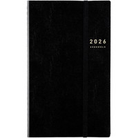 #高橋書店（日本国内のみ） 手帳 2026年 A5変型 ウィークリー リングダイアリー スリム レフト 黒 No.91 （2025年 12月始まり）