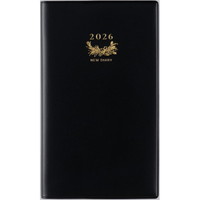 #高橋書店（日本国内のみ） 手帳 2026年 ウィークリー ニューダイアリー アルファ 6 黒 No.103 （2025年 12月始まり）