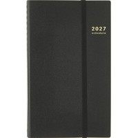 #高橋書店（国内販売のみ） 手帳 27年度版 A5変型 ウィークリー リングダイアリー スリム セパレート 黒 No.93 （2026年 12月始まり）