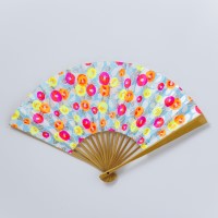 #尚雅堂 身辺雑貨 友禅扇子 7.5寸･15間（約23cm） neon 1 48101