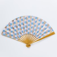 #尚雅堂 身辺雑貨 友禅扇子 7.5寸･15間（約23cm） TONE 3 48108
