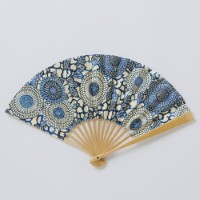 #尚雅堂 身辺雑貨 友禅扇子 7.5寸･15間（約23cm） BK4 48115