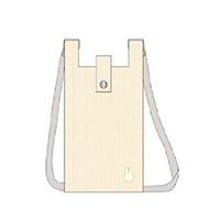 #ビーエスエス(国内販売のみ） 身辺雑貨 ミッフィー･フェイス･ショルダーポーチ  WH EB486WH