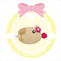 #ワールド商事 身辺雑貨 アニマルヘアゴム  カピバラ 103576