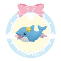 #ワールド商事 身辺雑貨 アクアチックヘアゴム  イルカ 103682