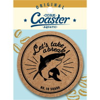 #ワールド商事 コースター アクアチック　コルクコースター  サメ 108304