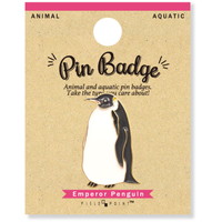 #ワールド商事 ピンバッジ アクアチック　ピンバッジ  エンペラーペンギン 108984