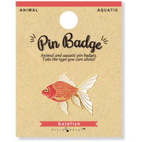 #ワールド商事 ピンバッジ アクアチック　ピンバッジ  金魚 109011