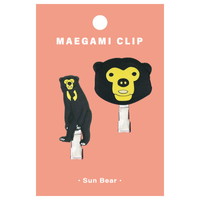 #ワールド商事 アクセサリー アニマル 前髪クリップ  マレーグマ 110840