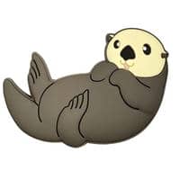 #ワールド商事 生活雑貨 アクアチックラバーマグネット  ラッコ 152277