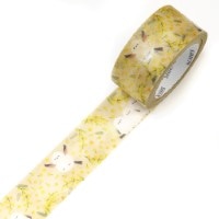 #カミイソ産商 マスキングテープ SAIENマステ 20mm幅×7m巻 シマエナガとミモザ UR-4061