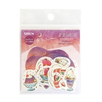 #カミイソ産商(国内販売のみ） シール 星影喫茶フレークシール 8柄・各3枚 黄昏Sweets Y-0026