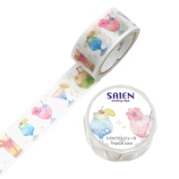 #カミイソ産商(国内販売のみ） マスキングテープ SAIEN 7m トロピカルジュース UR-4075