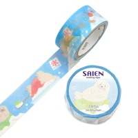 #カミイソ産商(国内販売のみ） マスキングテープ SAIEN 7m こおり山 UR-4078