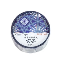 #カミイソ産商(国内販売のみ） マスキングテープ 切子クリアテープ 20mm幅×3m巻 モダン GR-4094