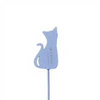 #ケー・イー・アイ フラワーピック お供えピック　ペット葬祭  猫　パープル 5006-PU