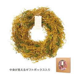 #ケー・イー・アイ ナチュラルリース ナチュラルリース L  ミモザ風 5181-A