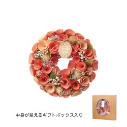 #ケー・イー・アイ ナチュラルリース ワンカラーリース　M  オレンジ 5237-B-OR