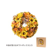 #ケー・イー・アイ ナチュラルリース ナチュラルリース M  イエローサンフラワー 5327-B