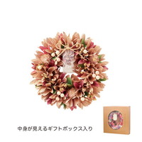 #ケー・イー・アイ ナチュラルリース ナチュラルリース M  ピンクリーフ 5367-B
