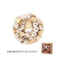 #ケー・イー・アイ ナチュラルリース ワンカラーリース　M  ホワイト 5237-B-WH