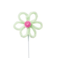 #ケー・イー・アイ フラワーピック モールピック　小花  グリーン 5414-GR