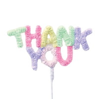 #ケー・イー・アイ フラワーピック モールピック　THANK YOU   ミックス 5420-MX
