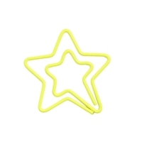 #KDT Japan 事務小物 星型クリップ  イエロー 120845