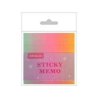 #KDT Japan 付箋 グリッターグラデーション付箋  グリーン&イエロー 120981