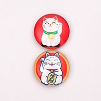 #エルベール マグネット ガラスマグネット  招き猫2 MGN-40