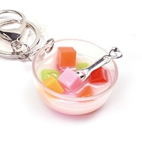 #エルベール チャーム 食品サンプルチャーム  フルーツカット KHP-106