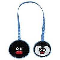 #アイアップ(国内販売のみ） ブックマーカー PINGU×松本セイジ 刺繍ブックマーカー ワッペン：約H30×W31～40×D3mm 紐の長さ：約160mm PINGU＆PINGA 546156