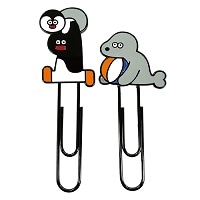 #アイアップ(国内販売のみ） クリップ PINGU×松本セイジ メタルクリップセット 約H68～78×W23～29×D3ｍｍ PINGU＆ROBBY 546354