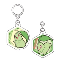 #アイアップ(国内販売のみ） チャーム ポケモン・アクリルマーカーチャームセット Vol・2 チコリータ 555790