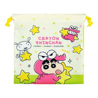 #ティーズファクトリー(国内販売のみ） 巾着 クレヨンしんちゃんフラット巾着  いっぱいチョコビ／ワニ山さん KS-5530276IW