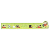 #ティーズファクトリー(国内販売のみ） 定規 クレヨンしんちゃんダイカットアクリル定規  しんちゃんいっぱい KS-5543324SI