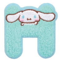 #ティーズファクトリー(国内販売のみ） ステッカー サンリオモコモコイニシャル刺繍ステッカー  シナモロール／Ｈ SR-5541916CH