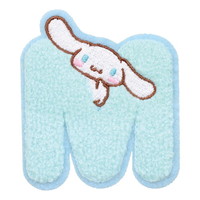 #ティーズファクトリー(国内販売のみ） ステッカー サンリオモコモコイニシャル刺繍ステッカー  シナモロール／Ｍ SR-5541918CM