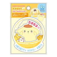 #ティーズファクトリー(国内販売のみ） ステッカー サンリオ　カプセル風フレームステッカー  ポムポムプリン SR-5543462PU