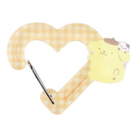 #ティーズファクトリー(国内販売のみ） キーホルダー サンリオ ダイカットアクリルカラビナホルダー  ポムポムプリン SR-5546028PU