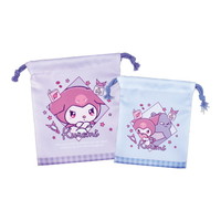 #ティーズファクトリー(国内販売のみ） 巾着 サンリオ２Ｐ巾着セット  甘えんぼナミダ／クロミ SR-5530337KU