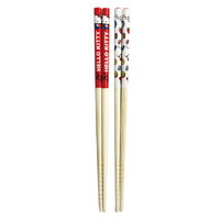 #ティズファクトリー(国内販売のみ） 竹箸 サンリオキャラクターズペア竹箸（21cm）  RD 5535713
