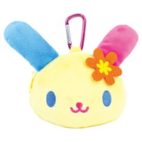 #ティーズファクトリー(国内販売のみ） 身辺雑貨 サンリオキャラクターズカラビナ付きぬいぐるみファスナーマスコット　  ウサハナ SR-5546678US