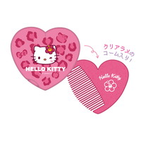 #ティーズファクトリー(国内販売のみ） 身辺雑貨 サンリオキャラクターズハート型ミラーコーム　  ハローキティ SR-5548020KT