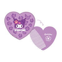 #ティーズファクトリー(国内販売のみ） 身辺雑貨 サンリオキャラクターズハート型ミラーコーム　  クロミ SR-5548022KU