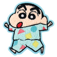 #ティーズファクトリー(国内販売のみ） 身辺雑貨 クレヨンしんちゃんモコモコ刺繍ステッカー　  パジャマしんちゃん KS-5546809SN